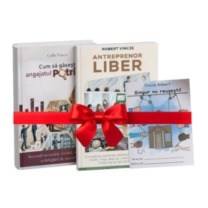 Pachet Antreprenor Liber + Cum să găsești angajatul potrivit + Singur nu reușești
